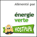 logo hostpapa hébergement énergie verte